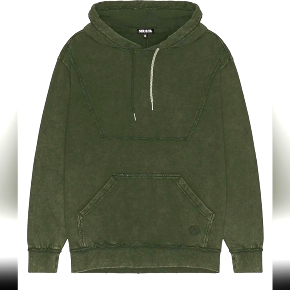 SER.O.YA $265 Max Hoodie Forrest Green NWT MENS/UNISEX